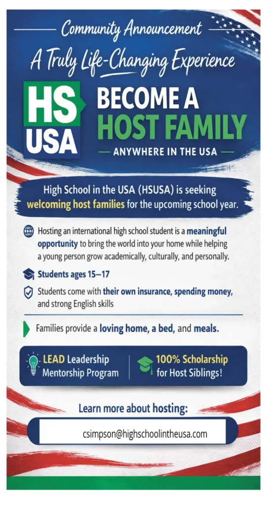 Open Your Home to an International Exchange Student Through HSUSA